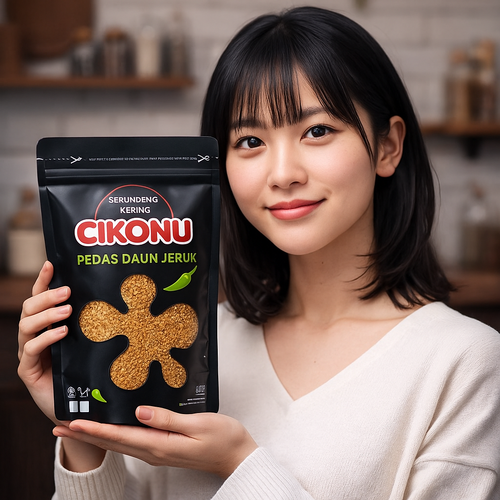 Serundeng Pedas Daun Jeruk